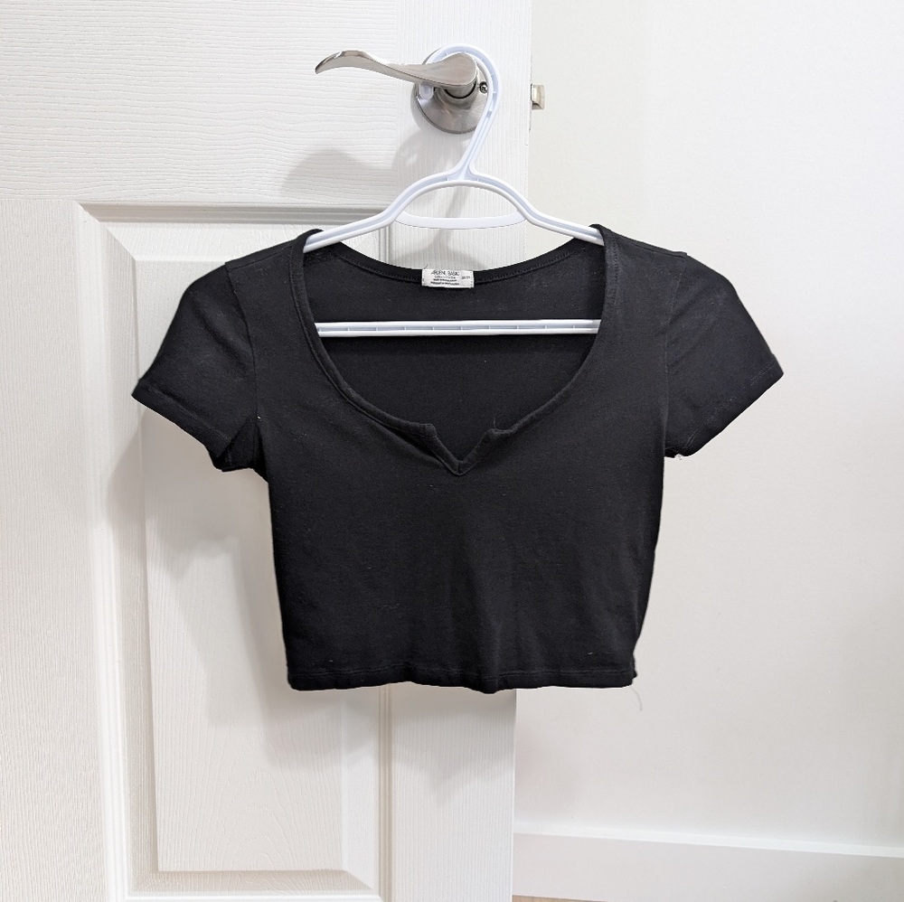 Black Crop Top